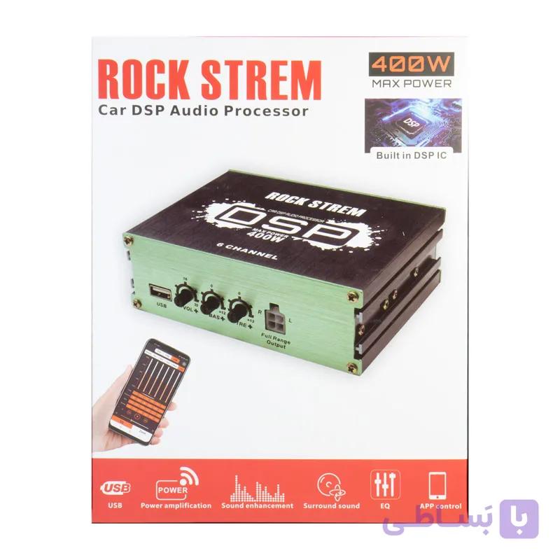 آمپلی فایر مانیتور آندروید 6 کانل 400 وات راک استریم Rock Stream — تصویر 1