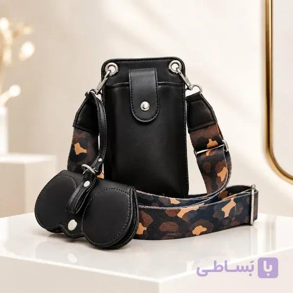 کیف جا موبایلی دخترانه مدل چرسی — تصویر 1
