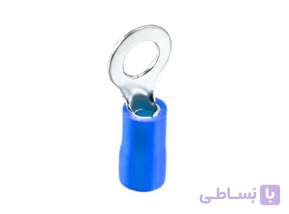 سرسیم گرد روکش دار آبی مدل RV2-4 بسته 100 تایی