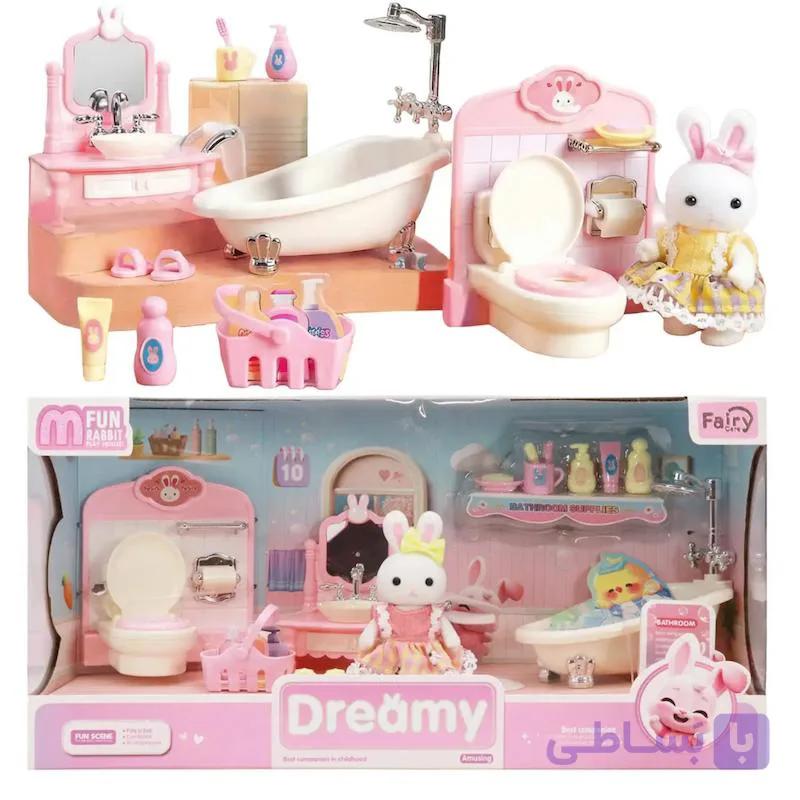 اسباب بازی ست خرگوش حمامی کودک — تصویر 1