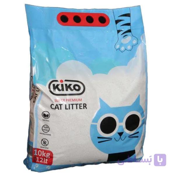 خاک گربه کیکو ساده 10 کیلوگرم Kiko Blue Cat Litter 10kg — تصویر 1