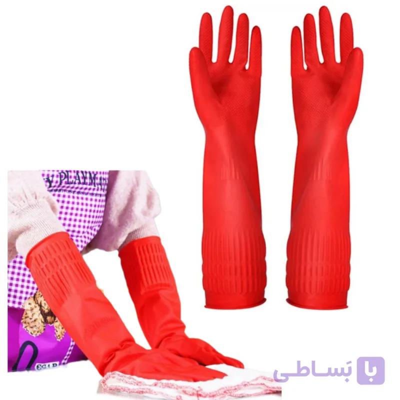 دستکش ظرفشویی ساق بلند سافت گارد HG2 — تصویر 1