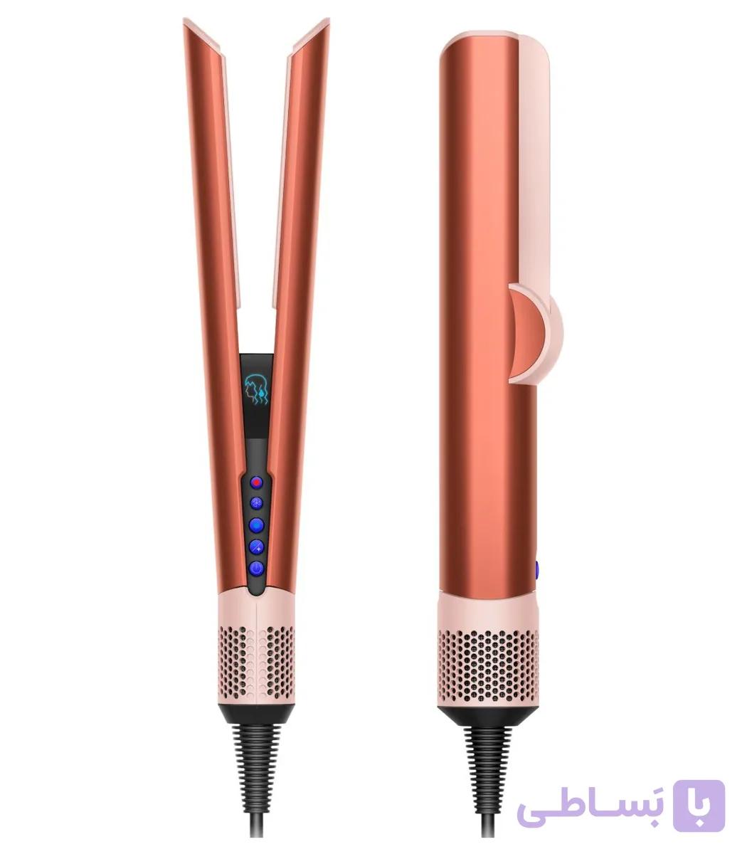 اتو مو و صاف‌کننده مو دایسون مدل HT01 Hair straightener strawberry bronze — تصویر 1