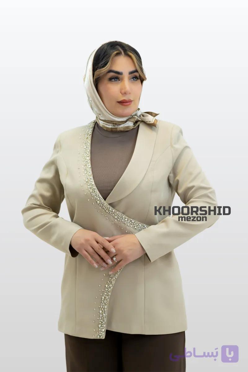 کت مجلسی زنانه کرپ