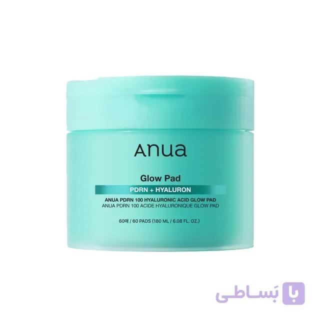 تونر پد ANUA درخشان کننده حاوی PDRN و هیالورون — تصویر 1