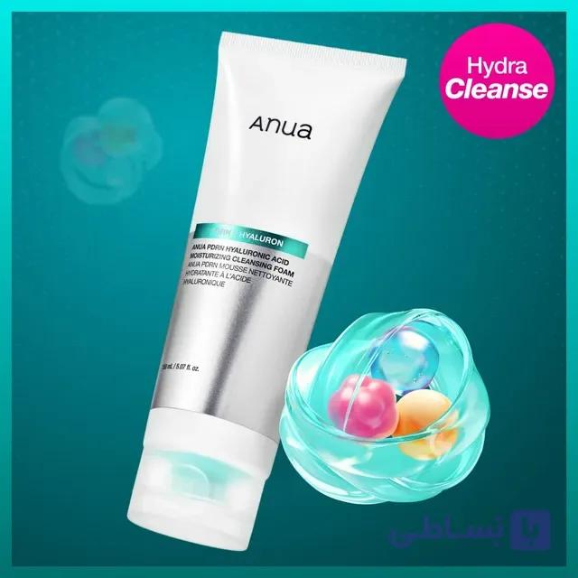 فوم شستشو و آبرسان صورت ANUA هیالورون و PDRN حجم 150 میلی لیتر — تصویر 1
