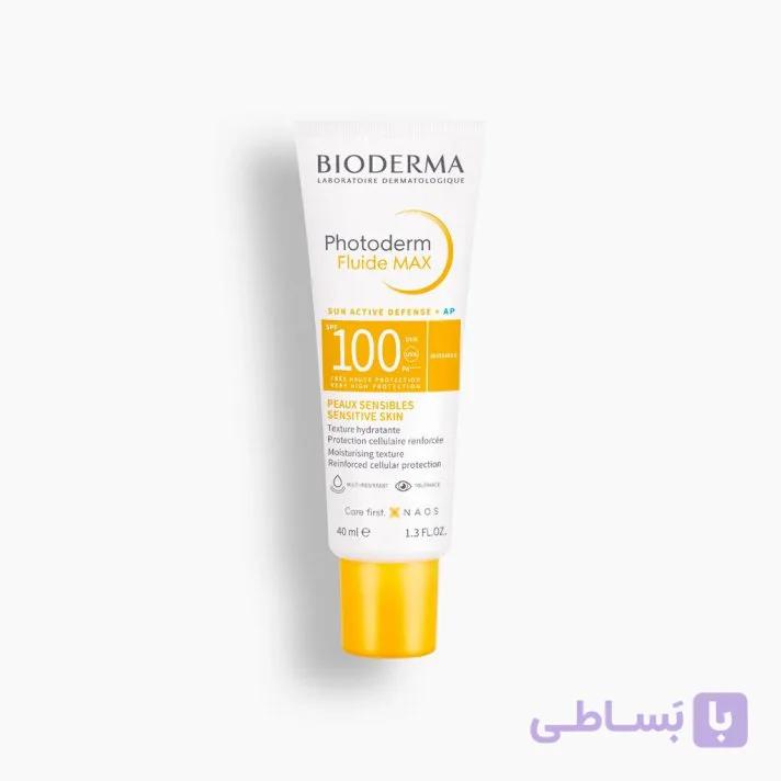 ضد آفتاب bioderma فلوئید بیرنگ مدل فتودرم فلوئید مکس SPF 100 حجم 40 میلی لیتر — تصویر 1