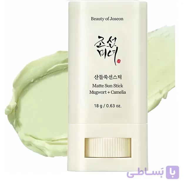 ضد آفتاب استیکی مات کننده SPF50, beauty of joseon  وزن 18 گرم — تصویر 1