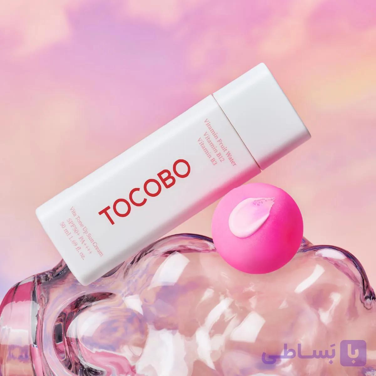 ضد آفتاب ویتامینه tocobo مدل Vita Tone Up با SPF50  حجم 50 میلی لیتر — تصویر 1