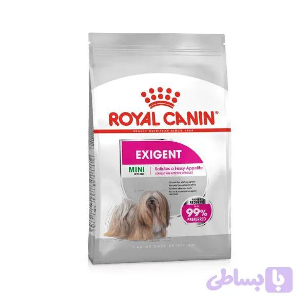 غذای خشک سگ نژاد کوچک بد غذا رویال کنین Royal Canin Mini Exigent وزن 3 کیلوگرم