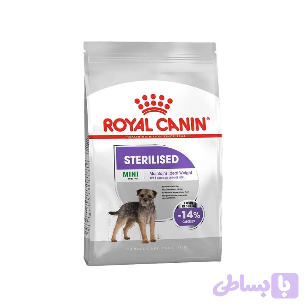 غذای خشک سگ عقیم شده‌ نژاد کوچک رویال کنین Royal Canin Mini Sterilised وزن 3 کیلوگرم