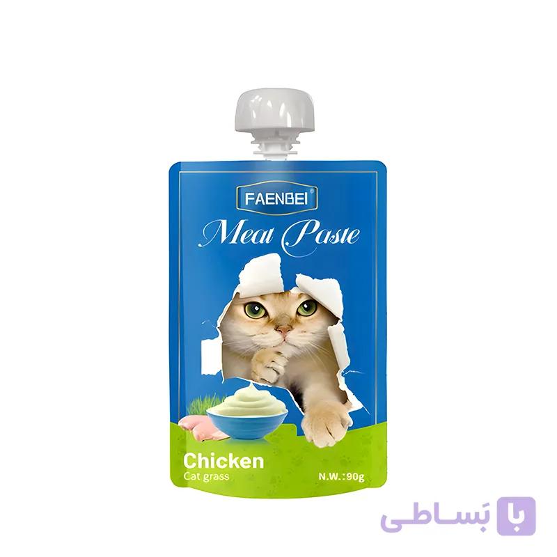 پودینگ گربه فنبی طعم مرغ و شیربز