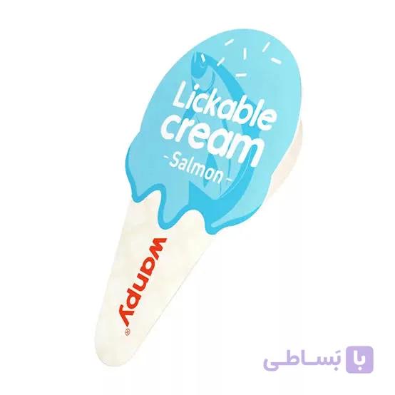 بستنی قاشقی ونپی گربه طعم سالمون 1عددی