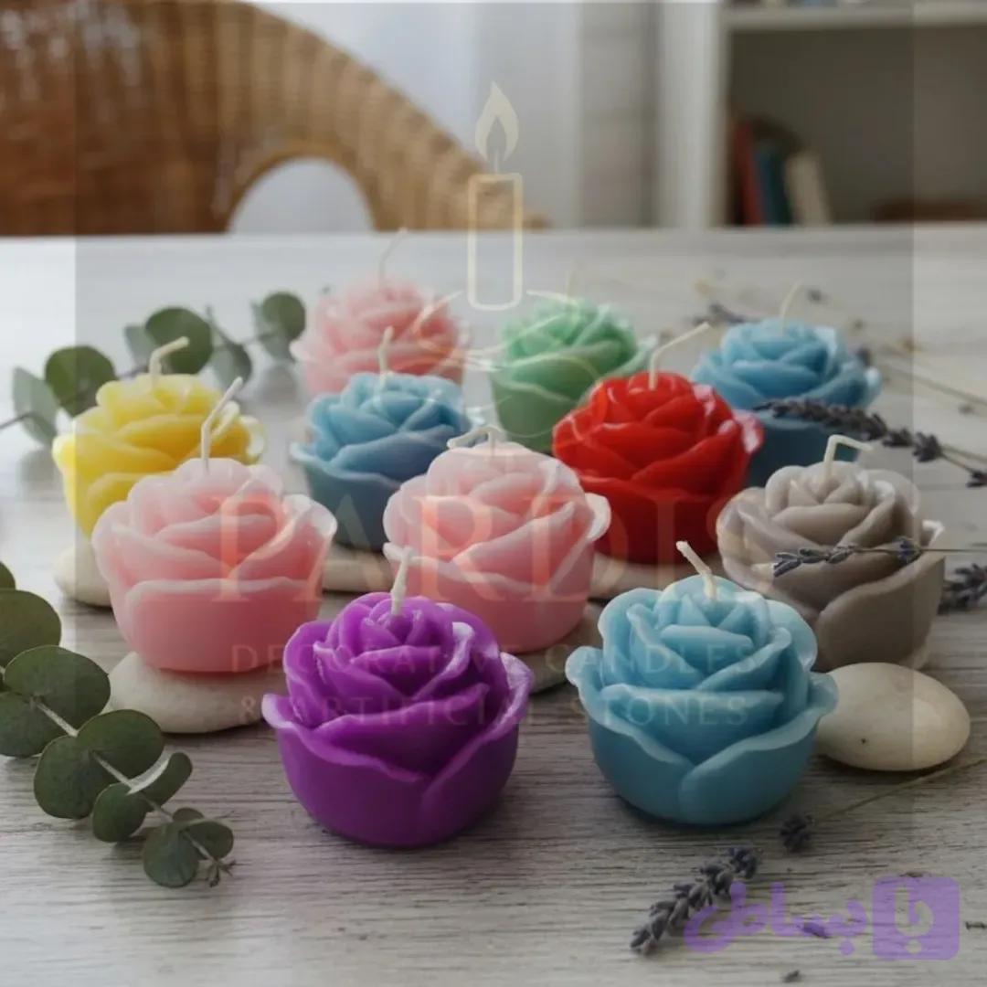شمع گل رز پردیس