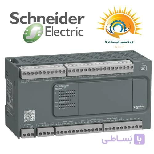 پی ال سی اشنایدر مدل TM100C32RN ، رله‌ای 20 ورودی 12 خروجی 220VAC — تصویر 1