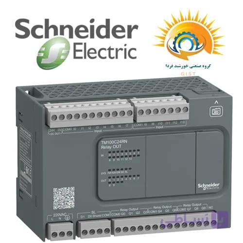 پی ال سی اشنایدر مدل TM100C24RN رله‌ای 14 ورودی و 10 خروجی 220VAC — تصویر 1