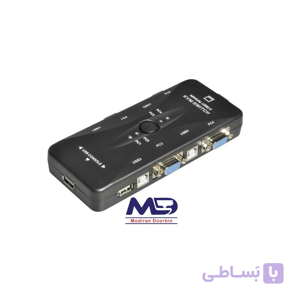 سوئیچ 4 پورت VGA KVM