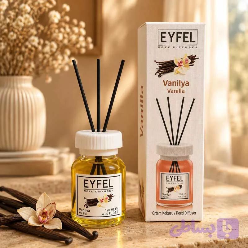 خوشبو کننده هوا ایفل EYFEL رایحه وانیل (Vanilla) حجم 120 میل — تصویر 1