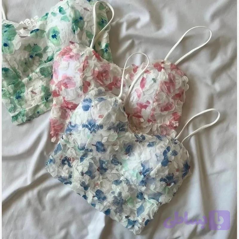 کراپ زنانه و دخترانه رزای پشت چین