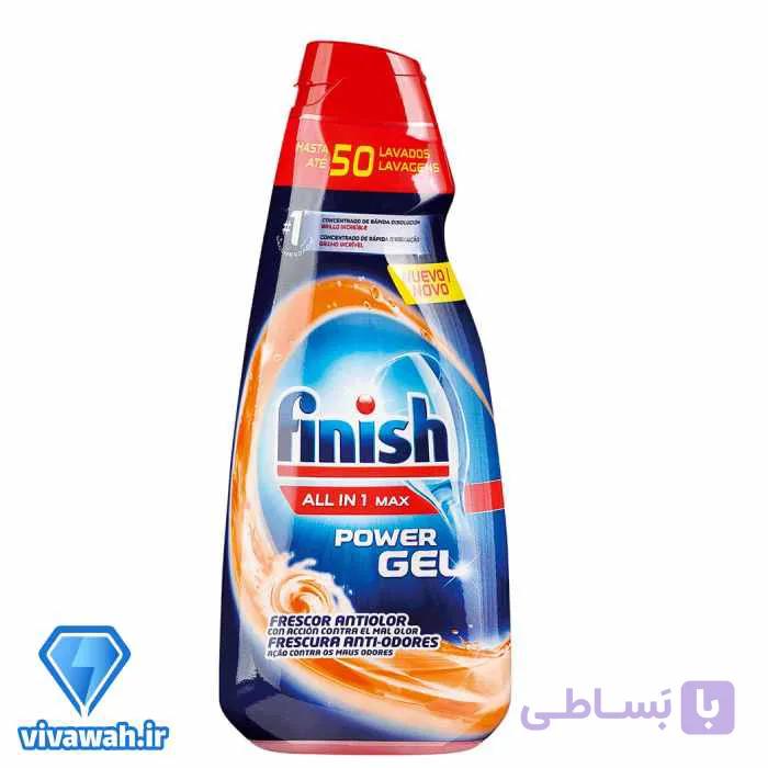 ژل ماشین ظرفشویی فینیش All In 1 Max رایحه پرتغال 1000 میلی لیتر