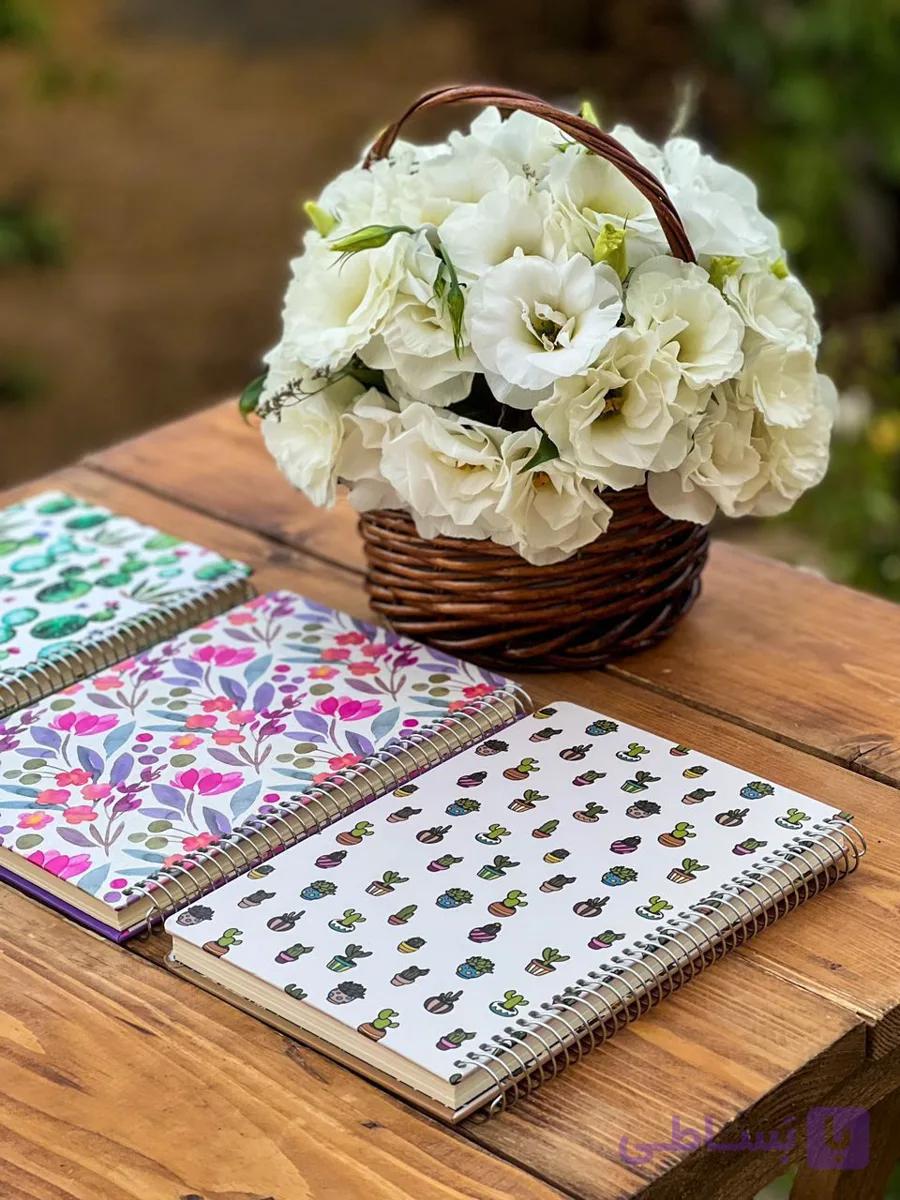دفتر رقعی جلد سخت سیمی نقاشی/خطی