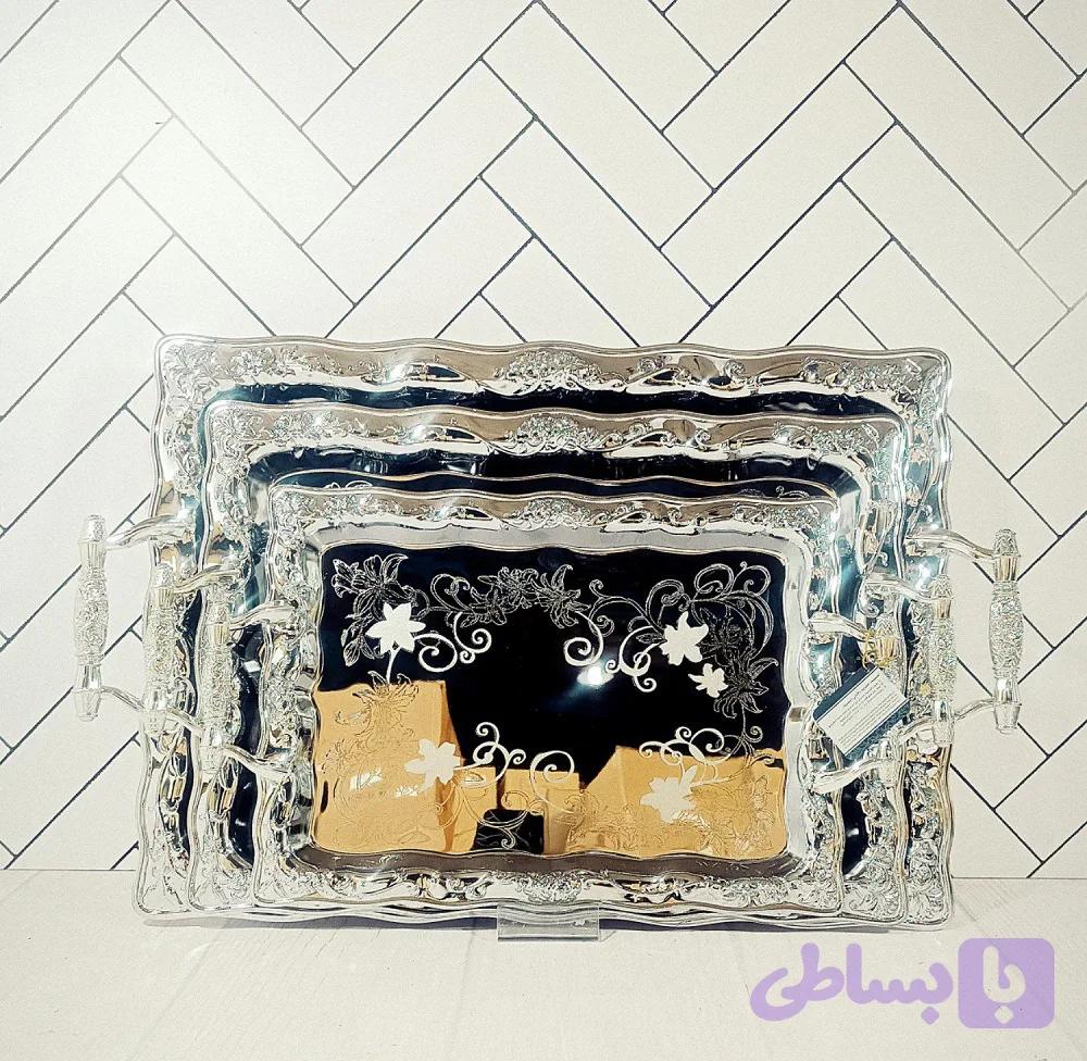 سینی ۳ تکه ۵۰۶۳ جعبه طلایی نجیب