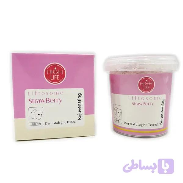 ماسک گچی توت فرنگی هایلایف 300 گرم — تصویر 1