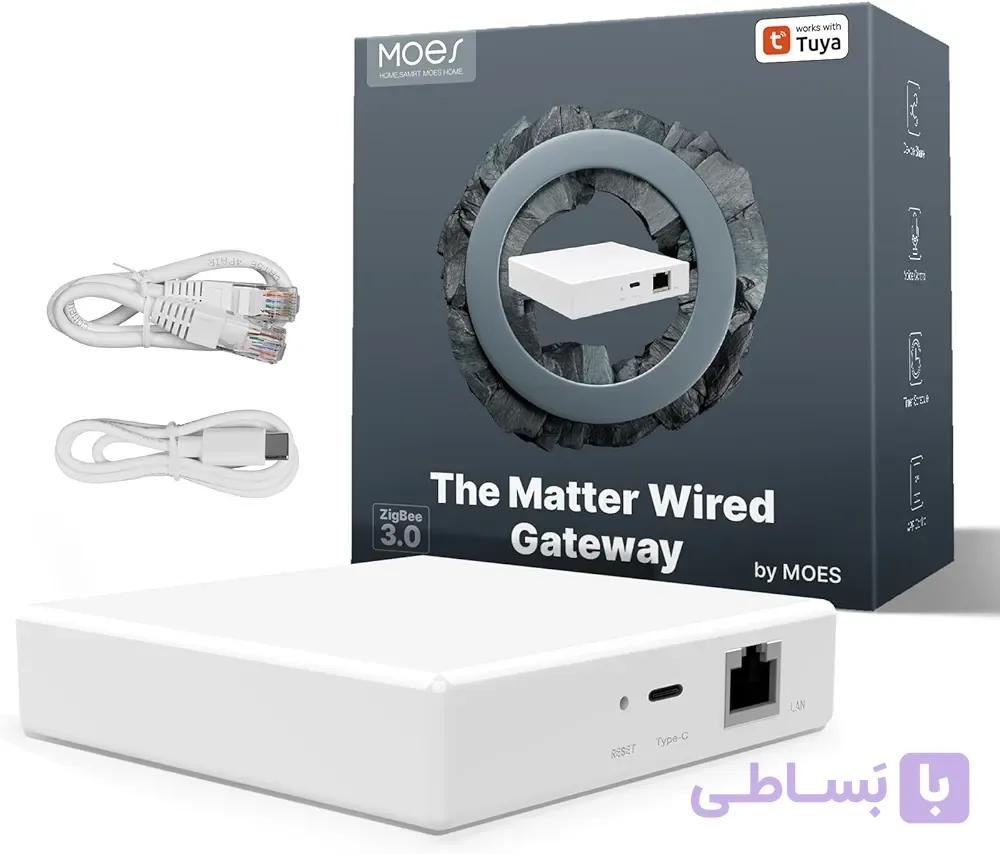 هاب هوشمند MOES Matter Zigbee Thread (مدل Ethernet)