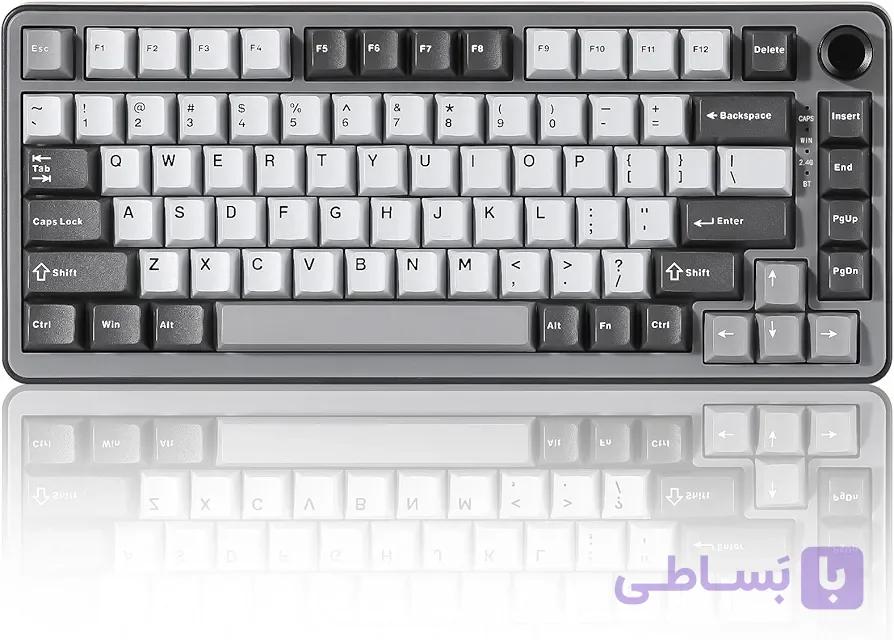 کیبورد مکانیکال YUNZII B75 Pro – ترکیب قدرت، زیبایی و عملکرد حرفه‌ای