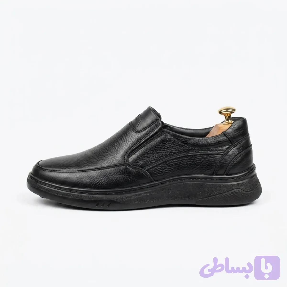 کفش طبی تمام چرم مردانه مدل G2 | دست‌دوز و راحت — تصویر 1