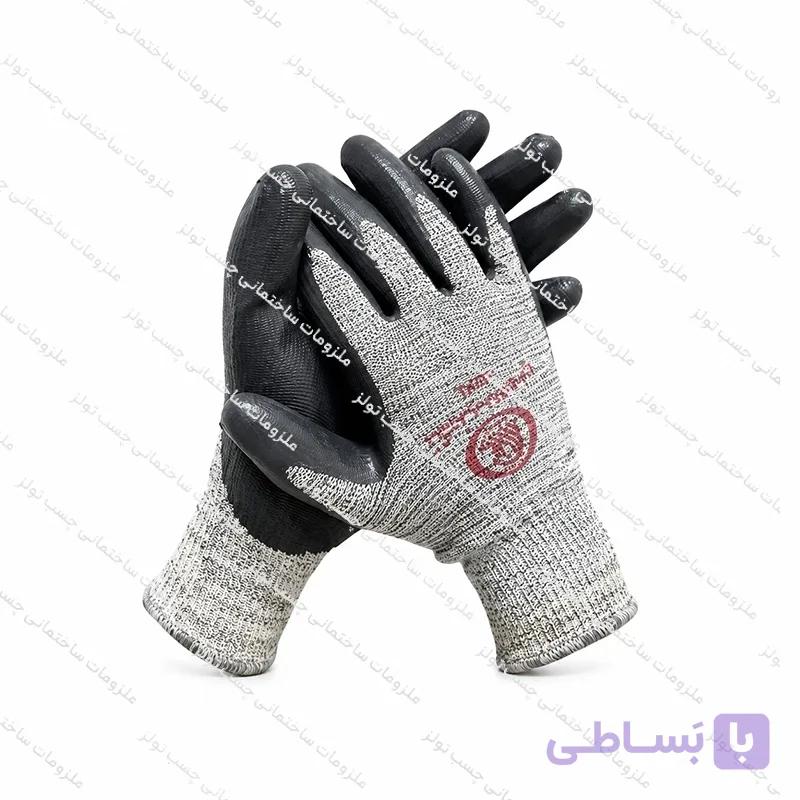 دستکش ضد برش کف مواد تکنسین فری سایز کد CH103