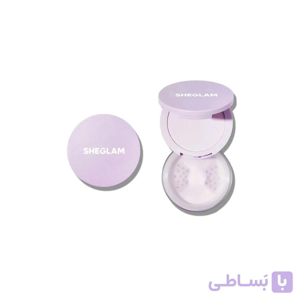 پودر فیکس دو طبقه بنفش شیگلم مدل تارو حجم 7گرم