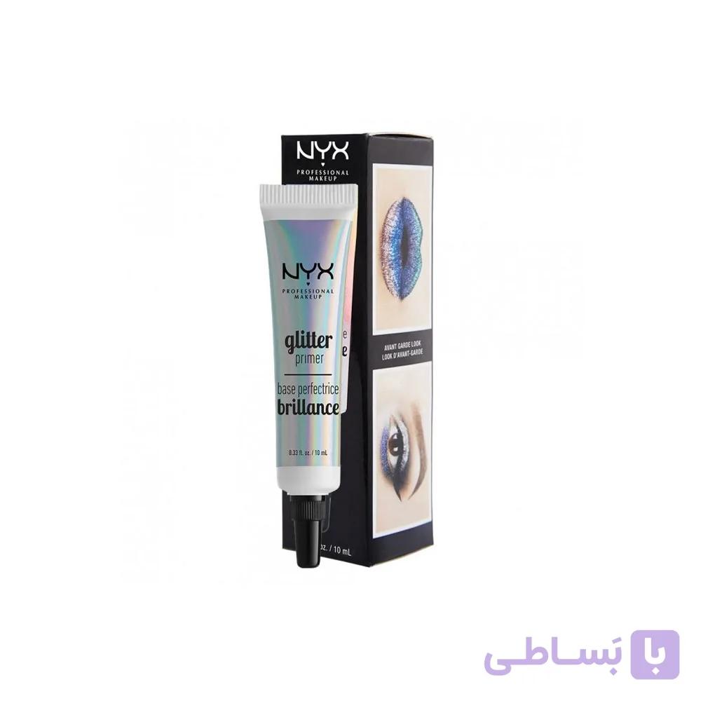 پرایمر چشم و لب گلیتر نیکس مدل برلیانس حجم 10 میل