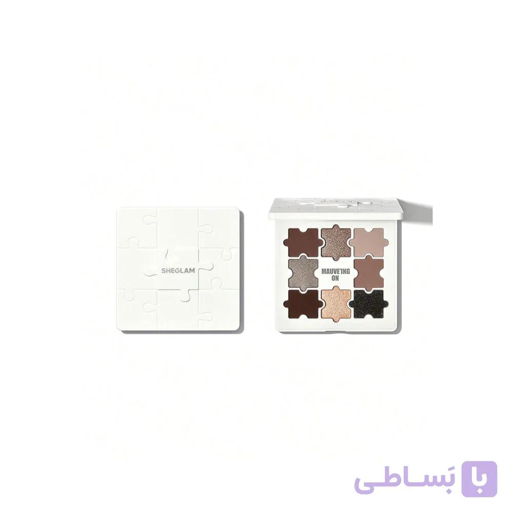 پالت سایه 8 رنگ پازلی شیگلم مدل ماوینگ آن حجم 8گرم