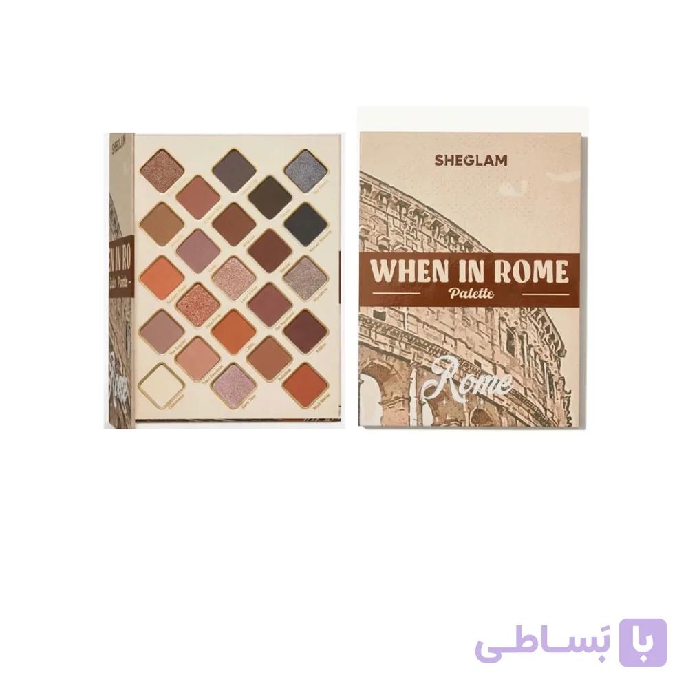 پالت سایه 23 رنگ شیگلم مدل وِن اِن رُم حجم 16.1 گرم