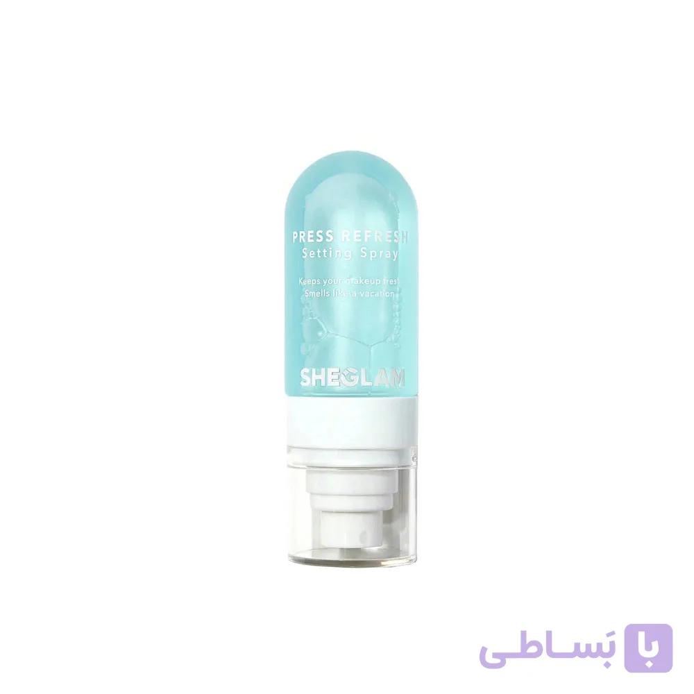 اسپری فیکس آبی شیگلم مدل پِرِس رِفرِش حجم 55 میل