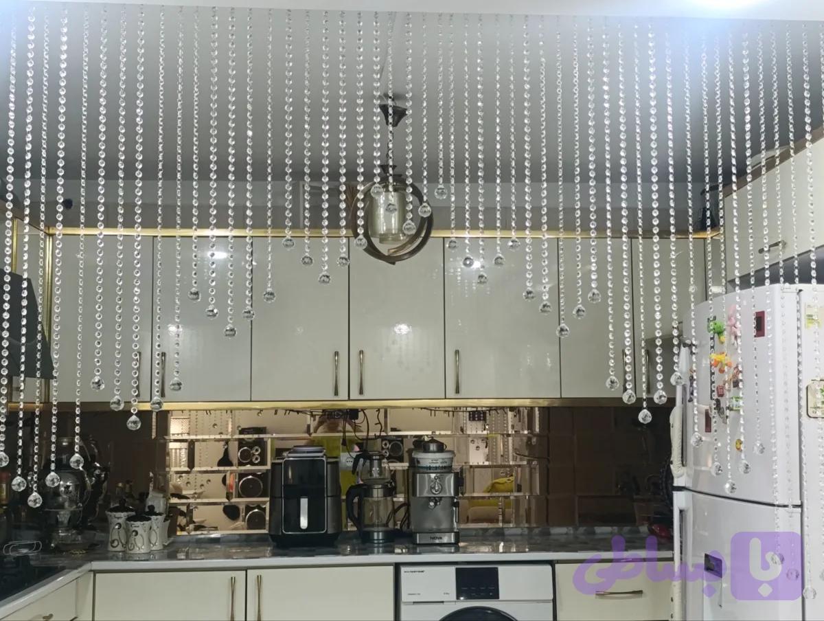 پرده کریستالی مدل پله ای