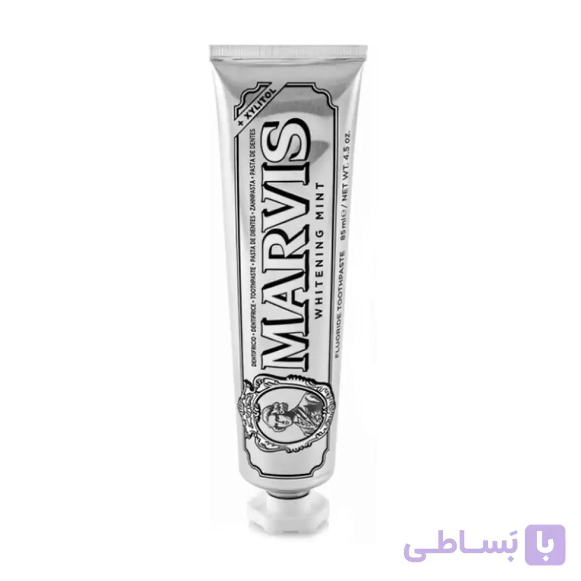 خمیر دندان سفید کننده مارویس حجم 85 میلی لیتر — تصویر 1