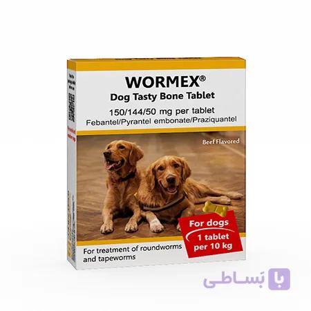 قرص ضد انگل سگ ورمکس بهرود بسته 10 عددی