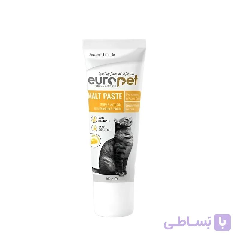 خمیر کلسیم گربه یوروپت وزن 100 گرم