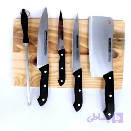 ست چاقوی آشپزخانه ۶ پارچه اقتصادی آلمانی برند Koch Messer