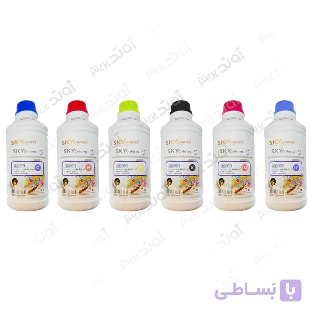 جوهر 1 لیتری اپسون 6 رنگ اسکای کالر — تصویر 1