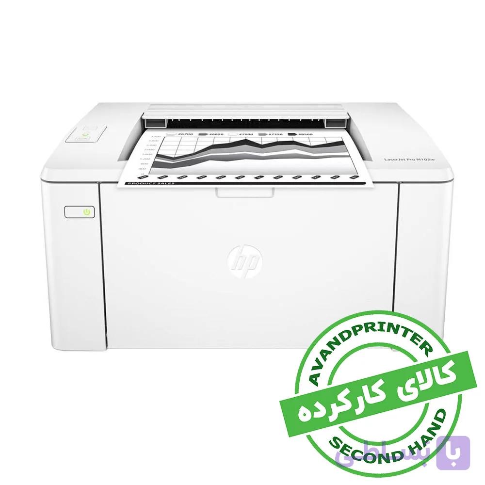 پرینتر لیزری HP LaserJet Pro M102a استوک — تصویر 1
