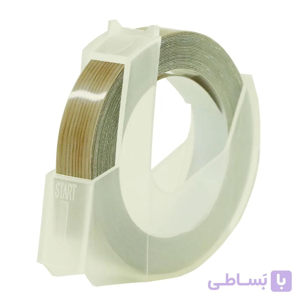نوار یدک لیبل زن دستی دایمو رنگ قهوه ای طرح چوب