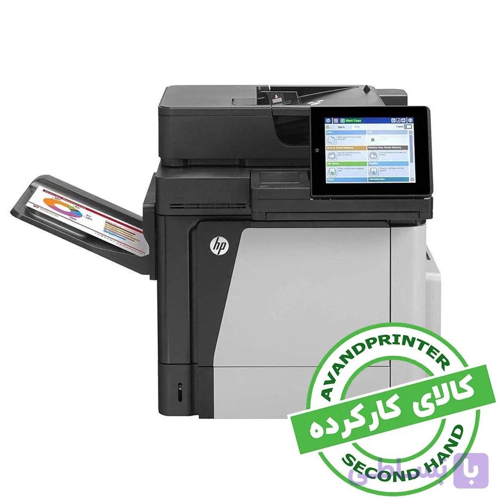 پرینتر لیزری چندکاره رنگی اچ پی M680dn استوک — تصویر 1