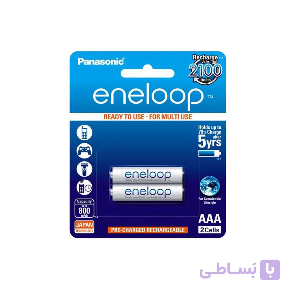 باتری نیم قلمی Panasonic eneloop AAA 1.2V — تصویر 1