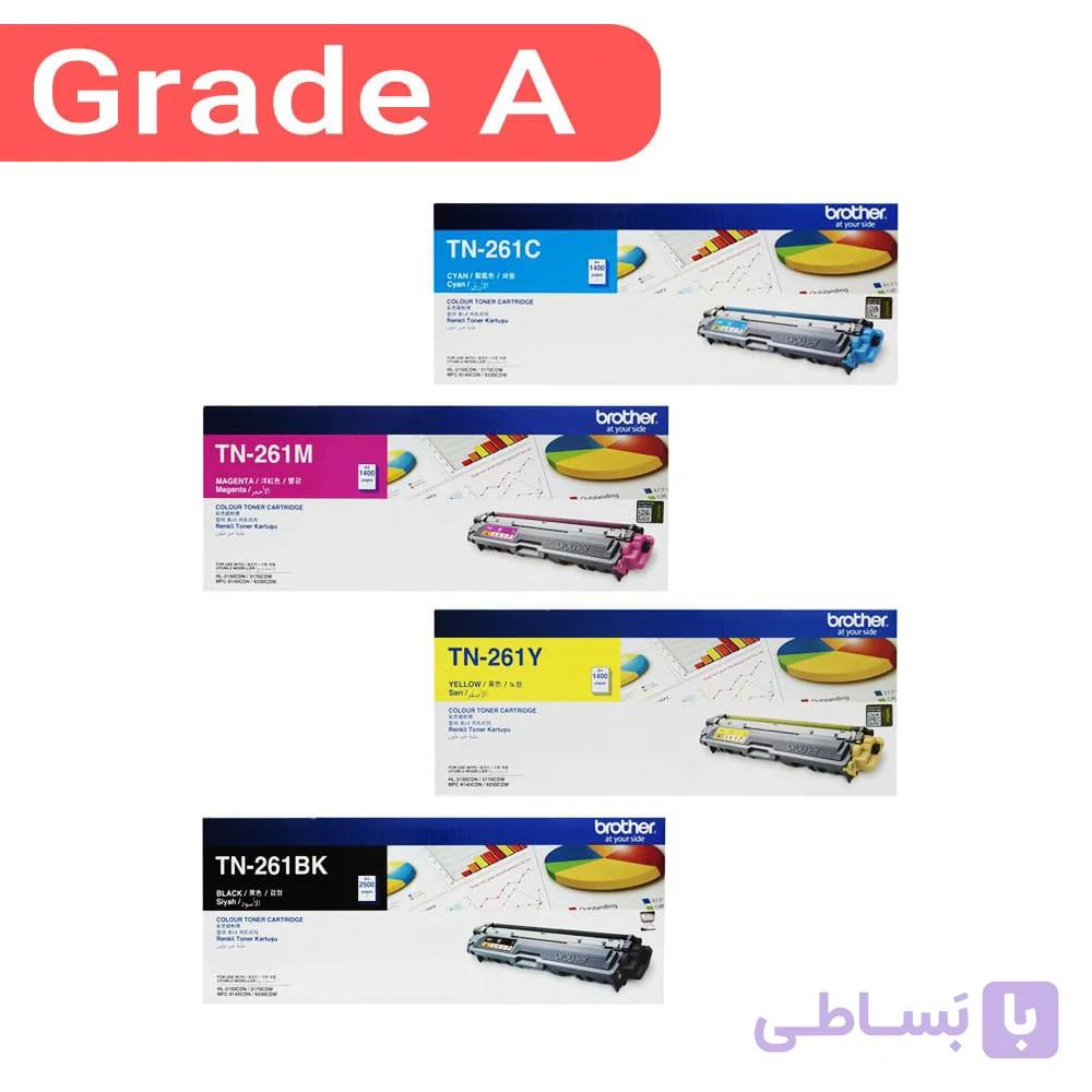 ست کارتریج برادر چهار رنگ Brother TN261 — تصویر 1