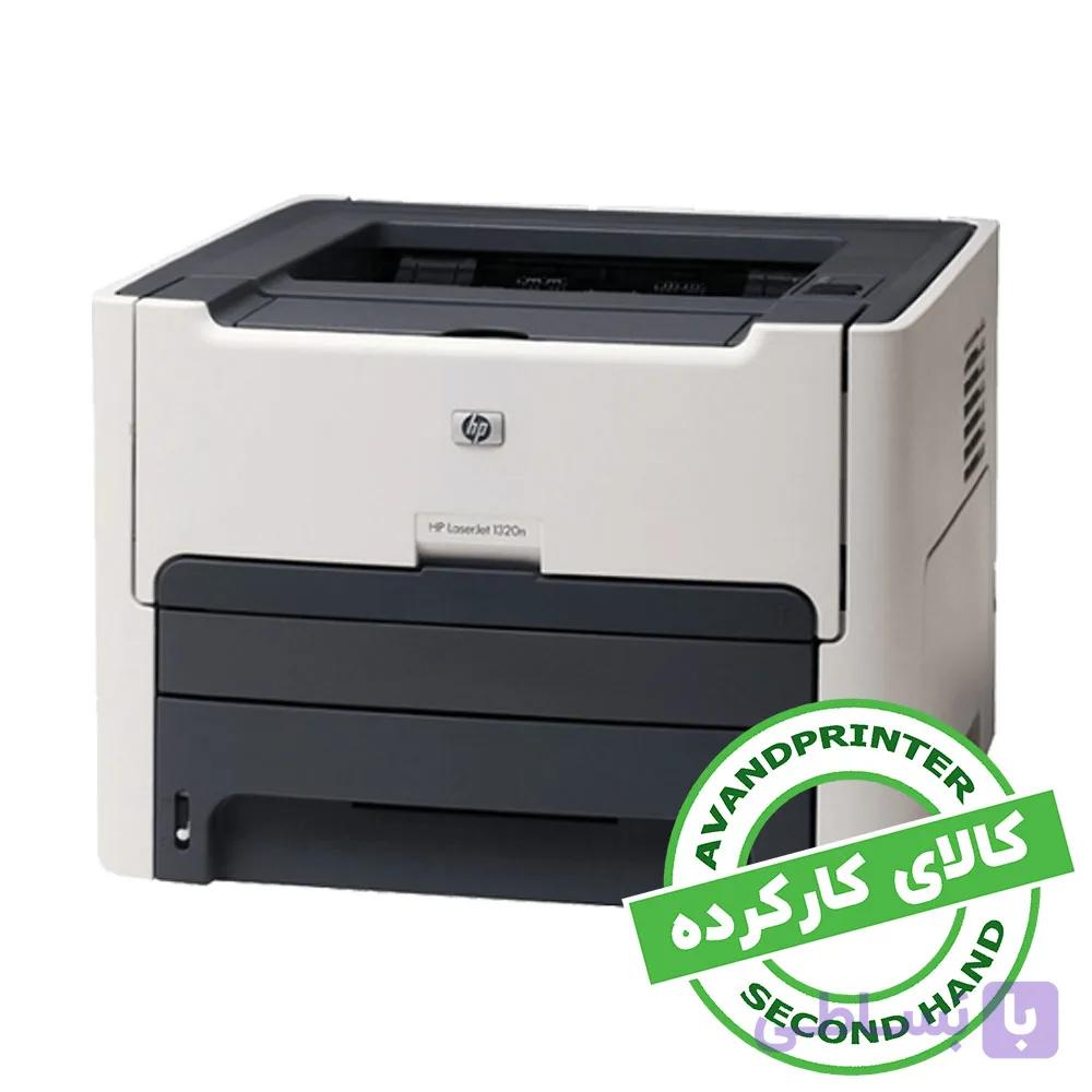 پرینتر لیزری HP LaserJet 1320N با پورت شبکه استوک — تصویر 1