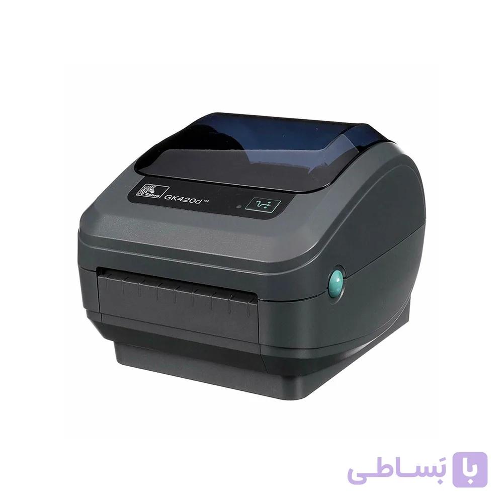 چاپگر لیبل و بارکد رومیزی Zebra GK420d — تصویر 1