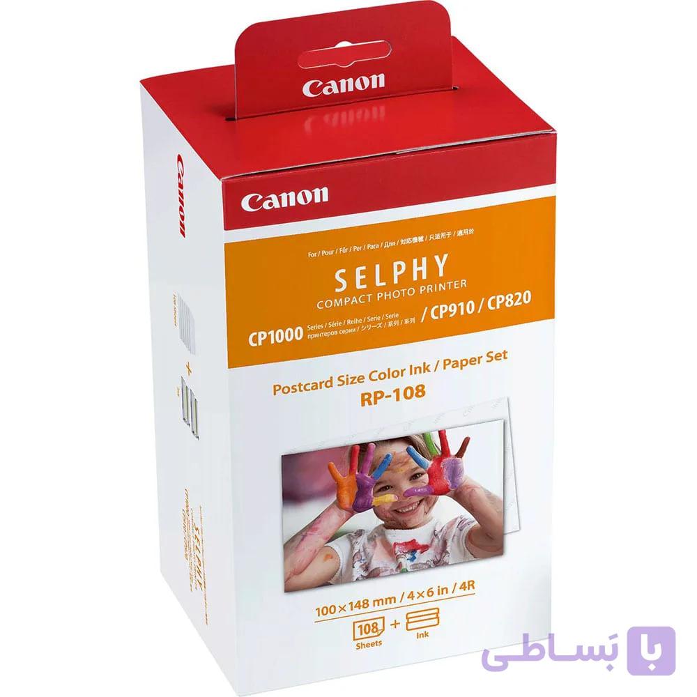 ست جوهر و کاغذ عکس کانن Canon RP-108 — تصویر 1